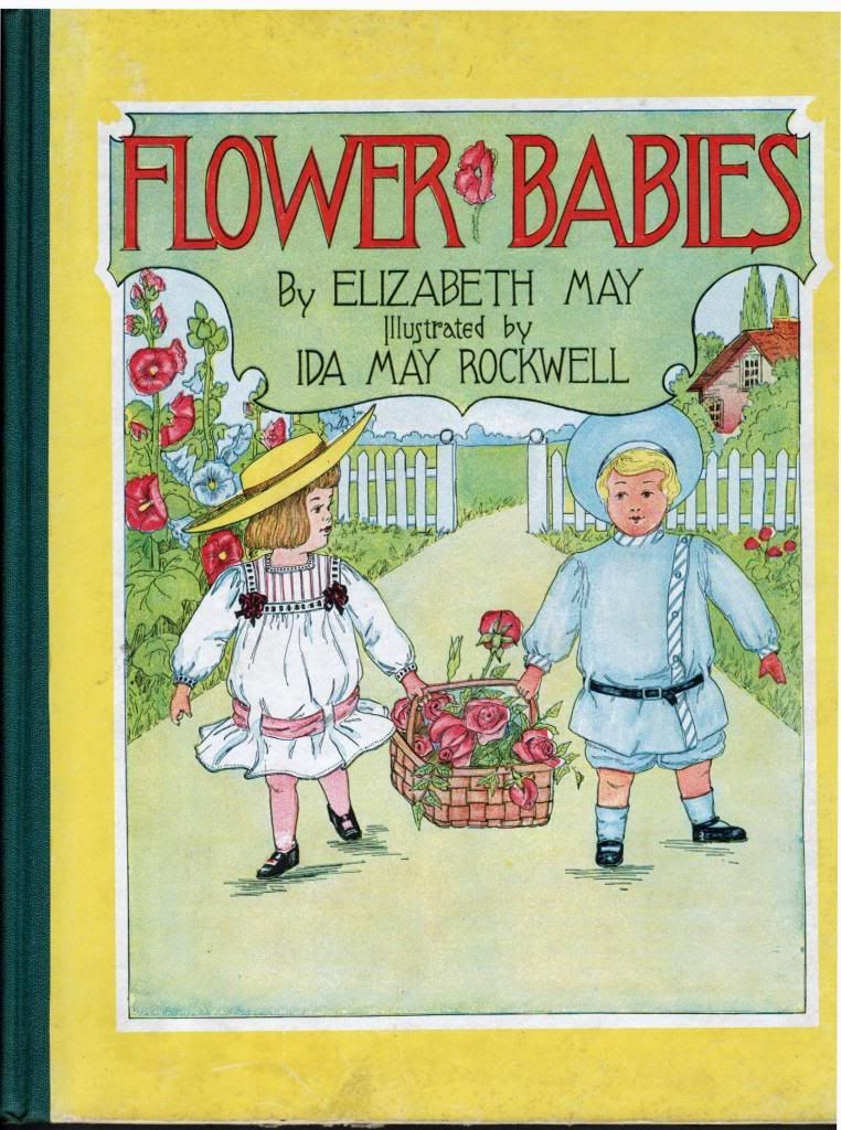 Flower Babies 1905 Vintage Children's Book Elizabeth May Ida May