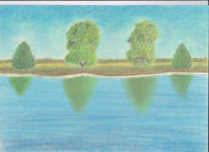 landschappen - tekenen en schilderen