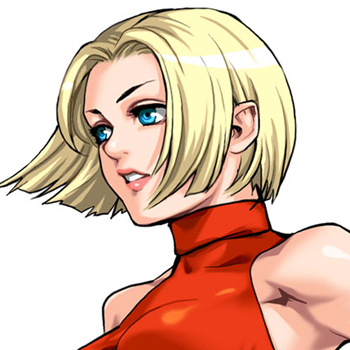 King of Fighters EX Blue Mary