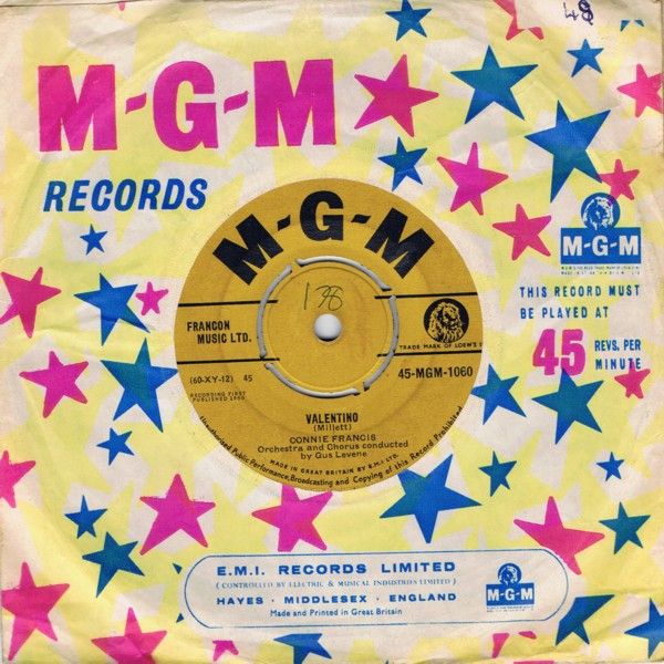 Valentino / It Would Be Worth It - Connie Francis