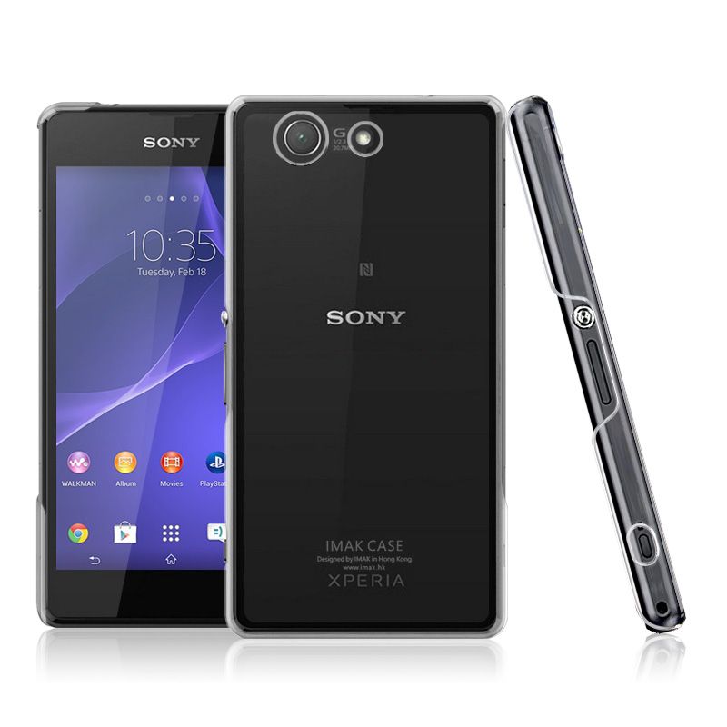 transparent crystal clear hard case for sony xperia z3 compact