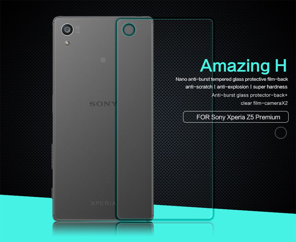 genuine nillkin 9h tempered glass back rear protector for sony xperia z5 premium ebay genuine nillkin 9h tempered glass back rear protector for sony xperia z5 premium ebay