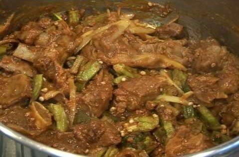 bhindi gosht photo zpsecd885c7 - Recipe of  the day ~ 29 July 2013 ~