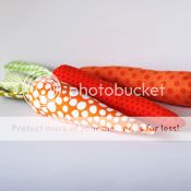 Fabric carrots and more