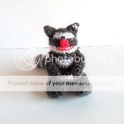 Crochet mini fat cat