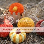 Little crochet pumpkins