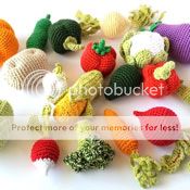 Crochet vegetables