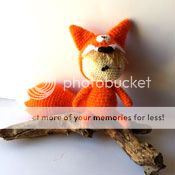 Crochet baby fox