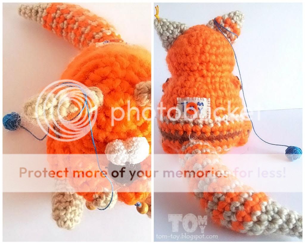Crochet crafty fat cat