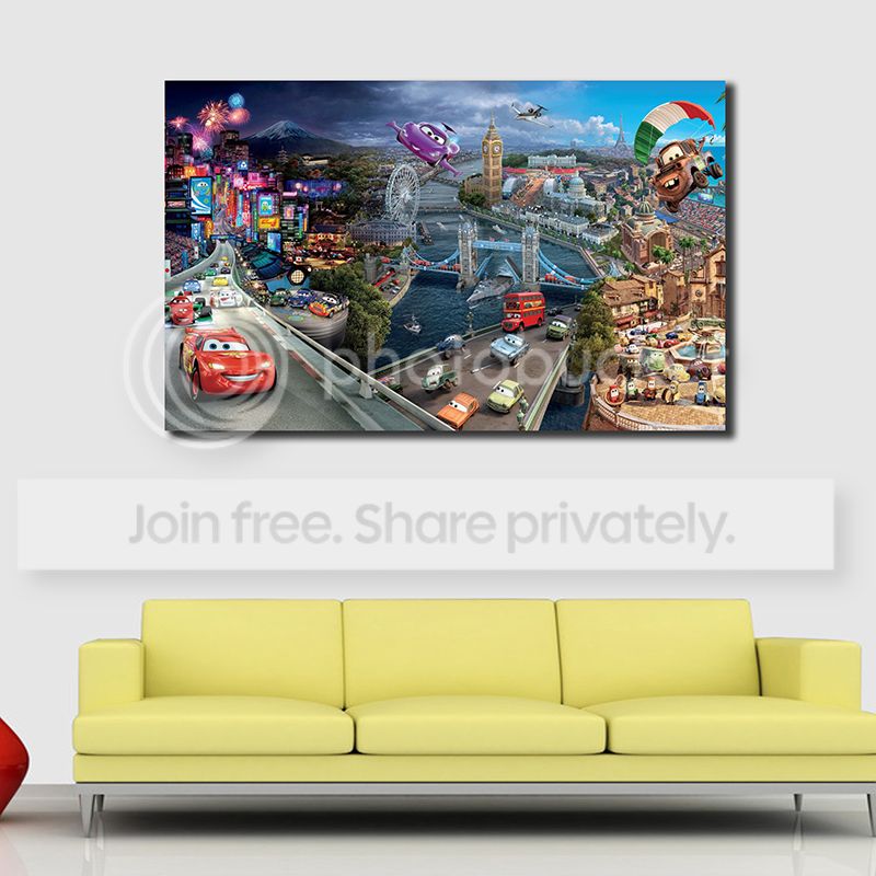 Wall Hangings 40x60x3cm Disney Pixar Cars Canvas Prints Wall Art Kids Nursery Decor Framed Crafts Hotepconsultants Com